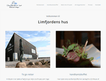 Tablet Screenshot of limfjordenshus.dk